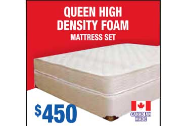  - $450 for Queen Density Mattress