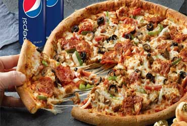  - $19.88 for Large 4-Topping pizza